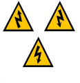 Le symbole désignant un risque électrique est: